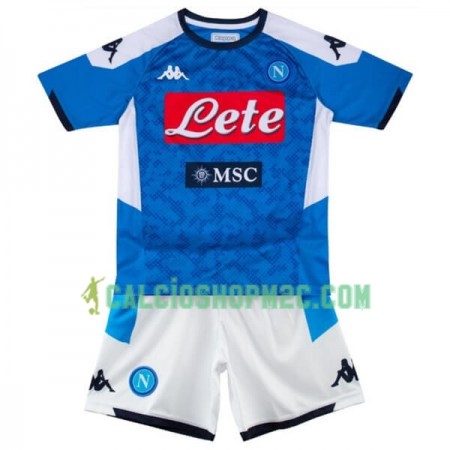 SSC Napoli Bambino Maglia Prima 2019/2020 Manica Corta (+ Pantaloncini)